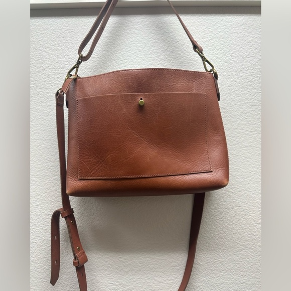 Madewell Brown Leather Crossbody Bag - Picture 2 of 8